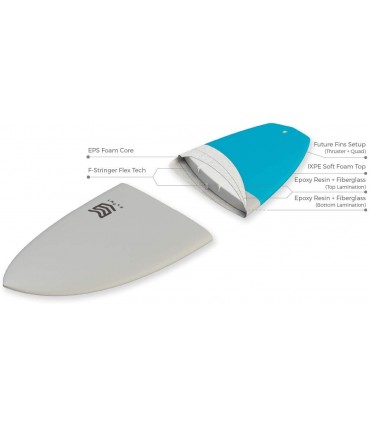 Tabla Surf 5'0" Marshmallow