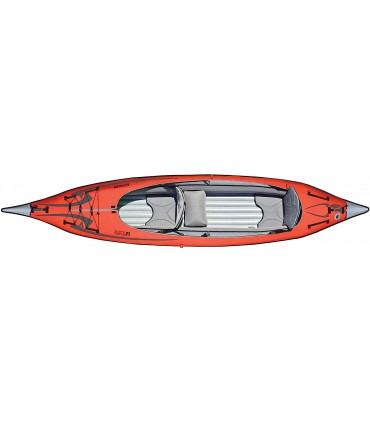 Kayak hinchable AdvancedFrame Convertible TM Red
