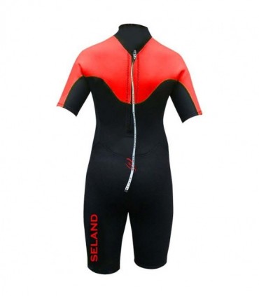 Traje de Neopreno corto hombre 2/2mm Aru Rojo