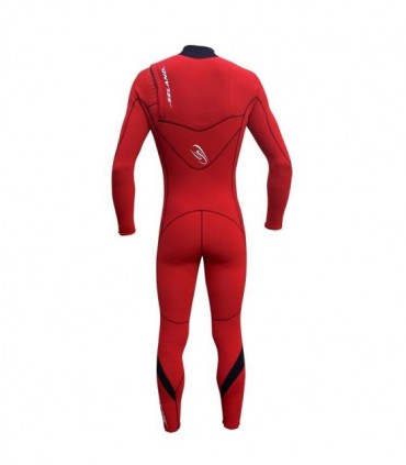 Traje de Neopreno largo hombre 4/3mm Noa Rojo