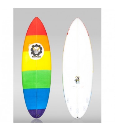 Tabla de surf Vampirate Rainbow Model (5'4" a 6'8")