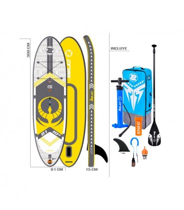 Tabla de Sup hinchable D1 Dual Chamber 10'0"