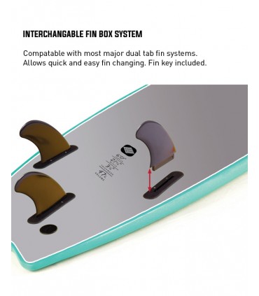 Tabla de surf EZI-Rider 7'6''