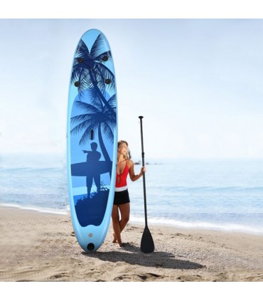 Tabla de paddle surf hinchable Costway Hawaii 11'0"