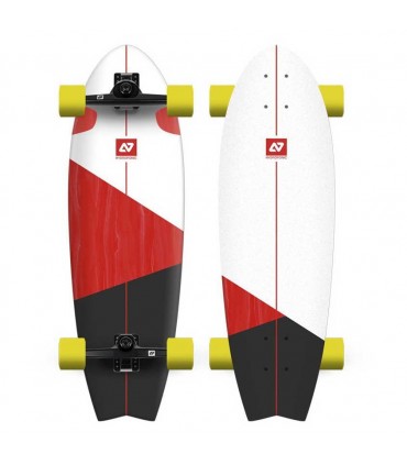 Surfskate Fish 31,5" Vortex Black-Red