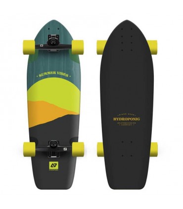 Surfskate Square Sun Green 10"