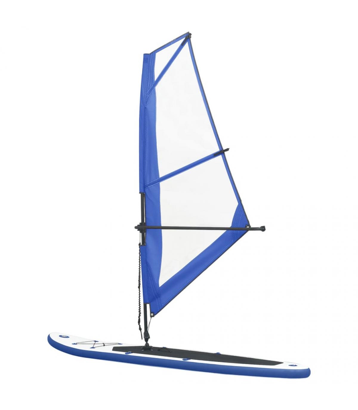 Juego de tabla de paddle surf hinchable fabricado en PVC EVA y aluminio de  76x305 cm con acabado naranja Vida XL
